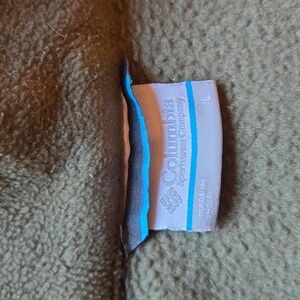 Columbia navy green fleece. Large